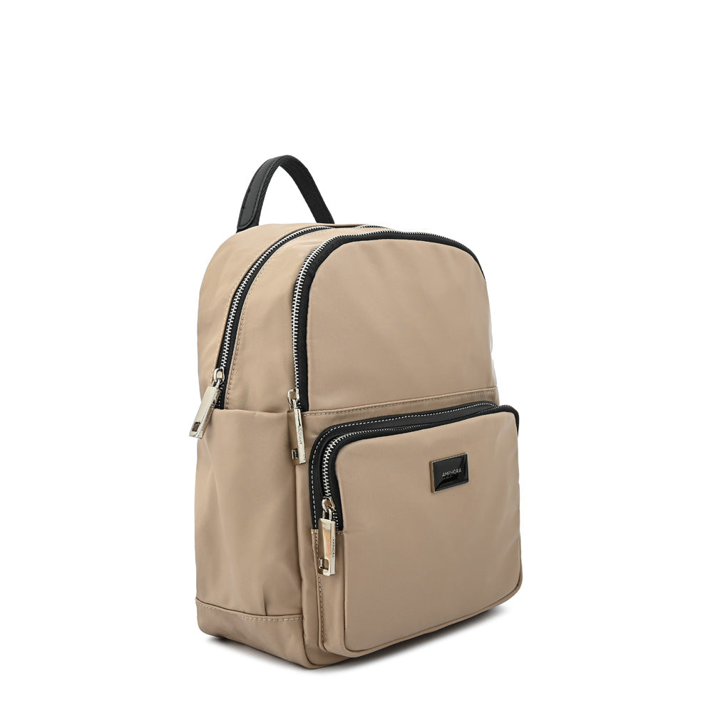 Mochila brigit grande beige