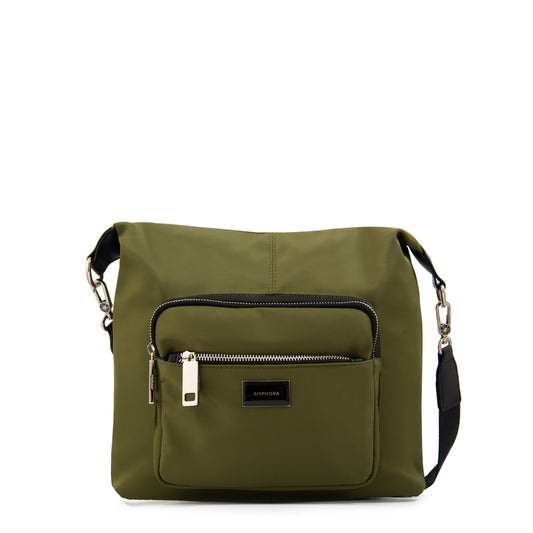 Cartera Bandolera brigit grande verde oliva