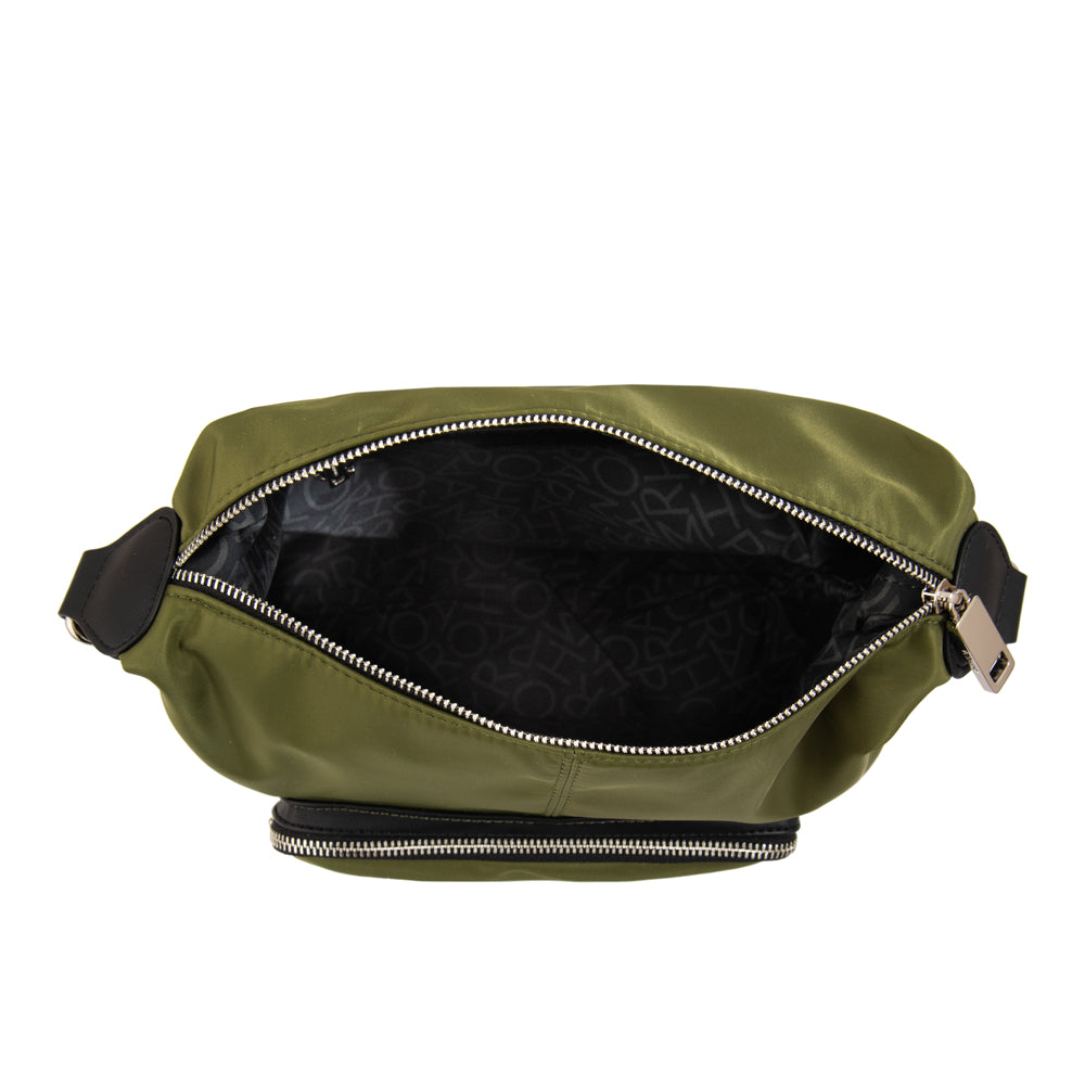 Cartera bandolera brigit grande verde oliva