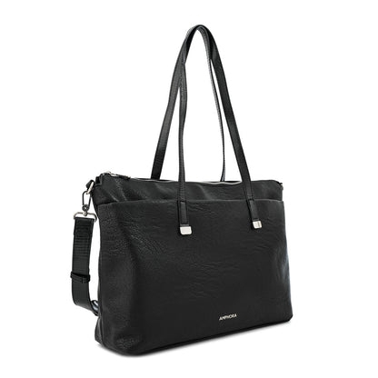 Cartera tote porta notebook lilian grande negro