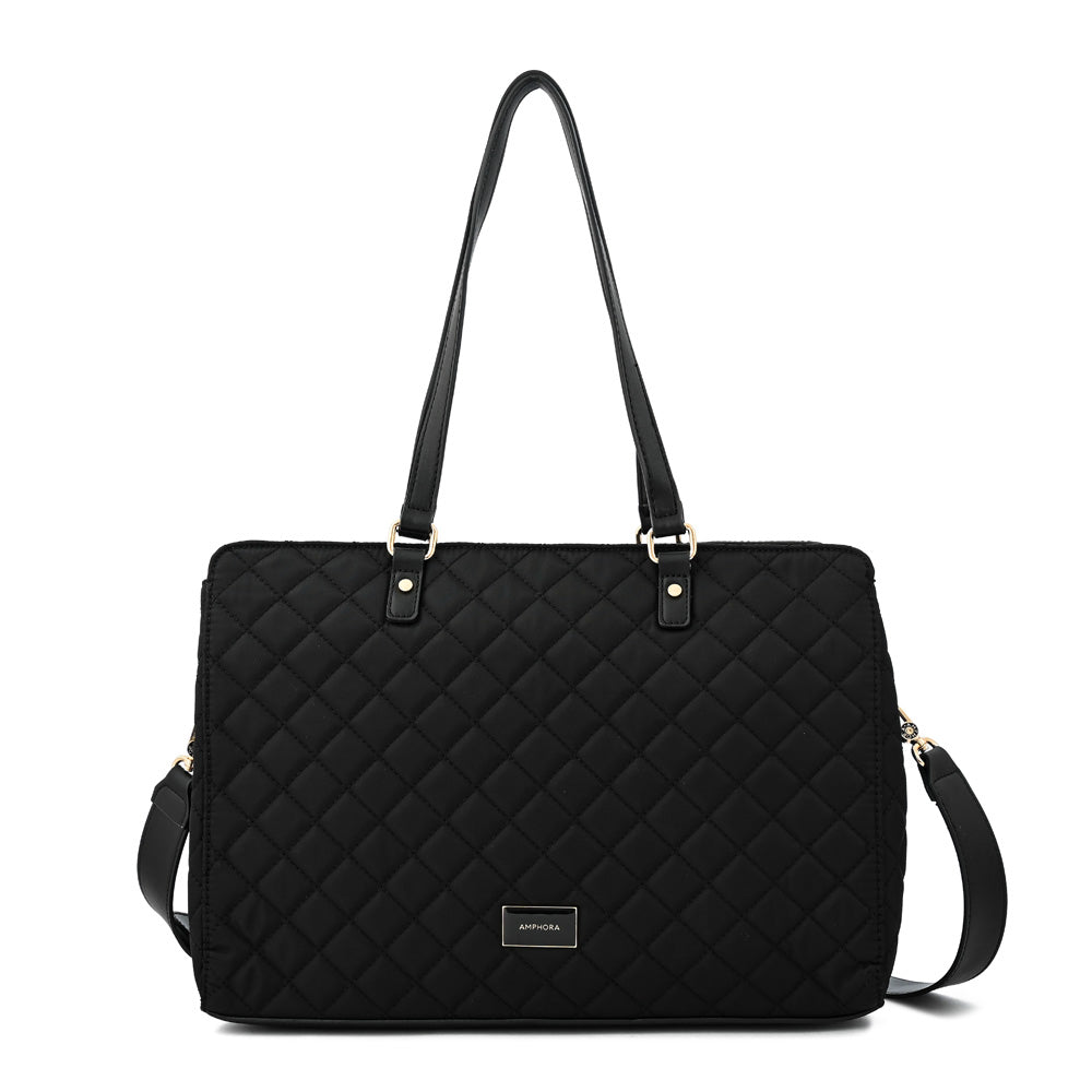 Cartera tote porta notebook bugi grande negro