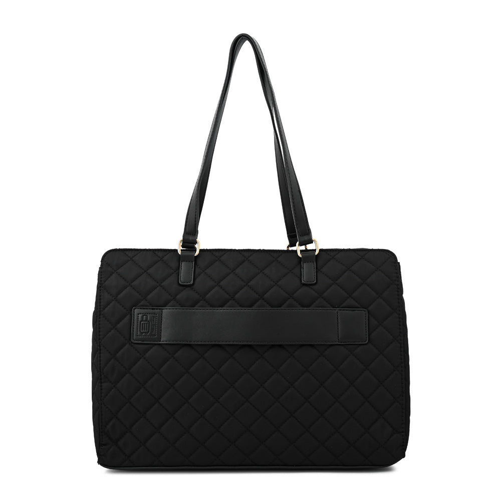 Cartera tote porta notebook bugi grande negro