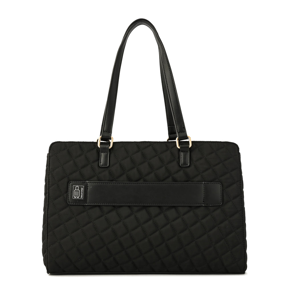 Cartera tote porta notebook bugi grande negro