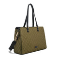Cartera tote porta notebook bugi grande verde oliva