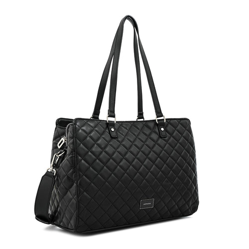 Cartera tote porta notebook bugi grande negro especial