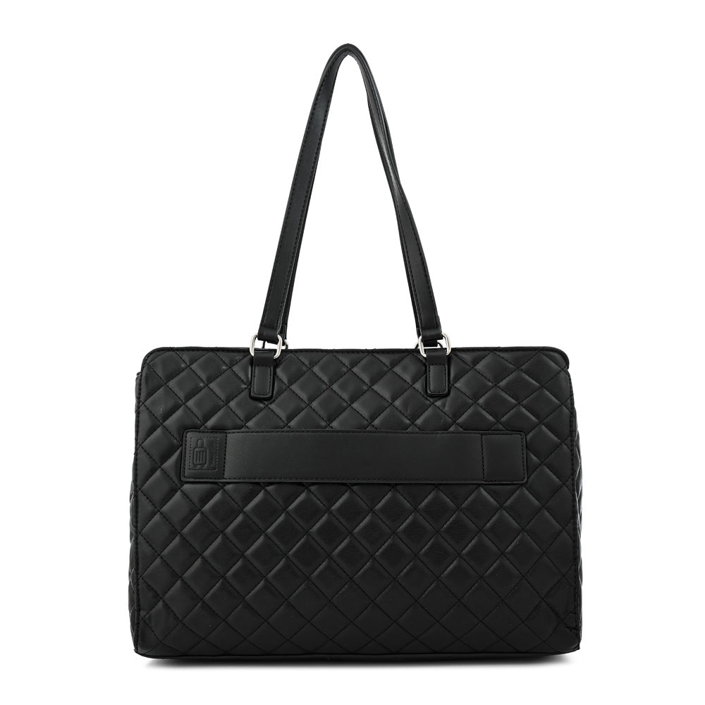Cartera tote porta notebook bugi grande negro especial