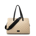 Cartera tote porta notebook bugi grande blanco crudo
