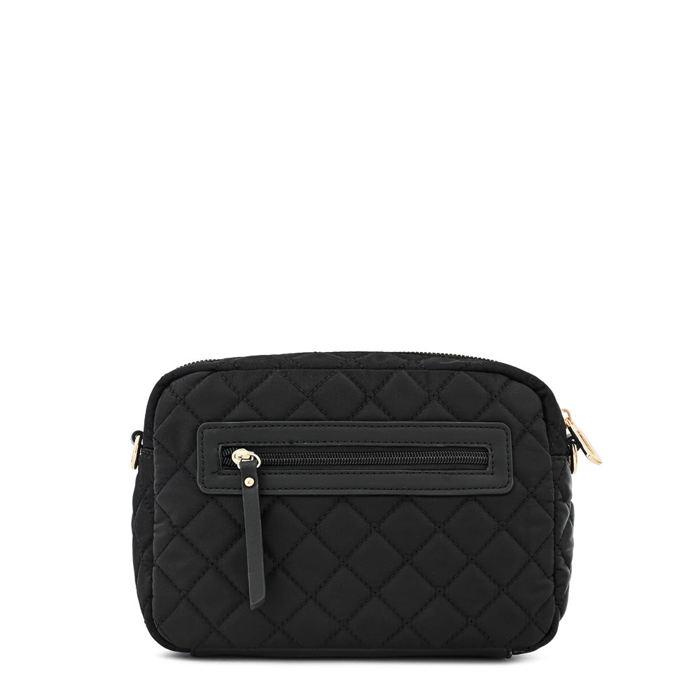 Cartera bandolera mediana bugi negro