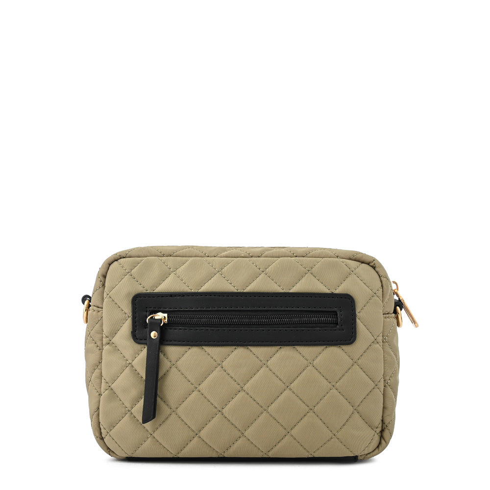 Cartera bandolera bugi mediana taupe