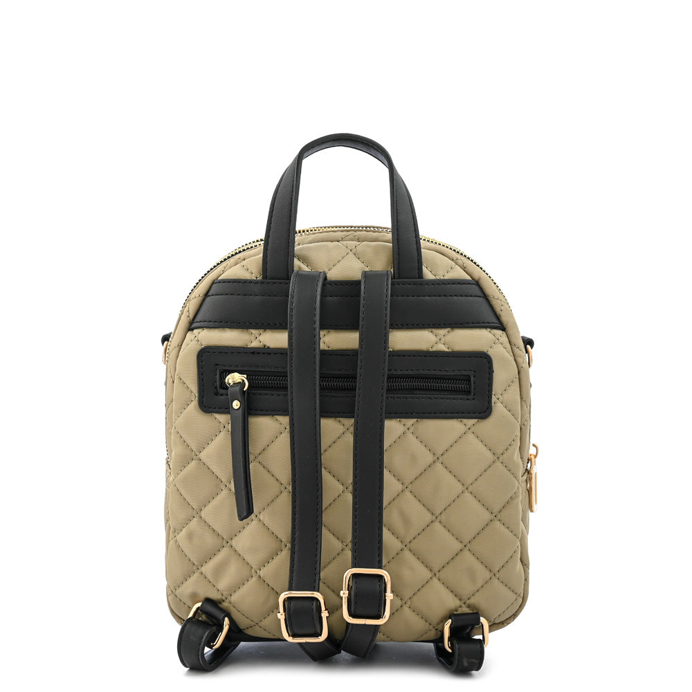 Mochila bugi mediana taupe