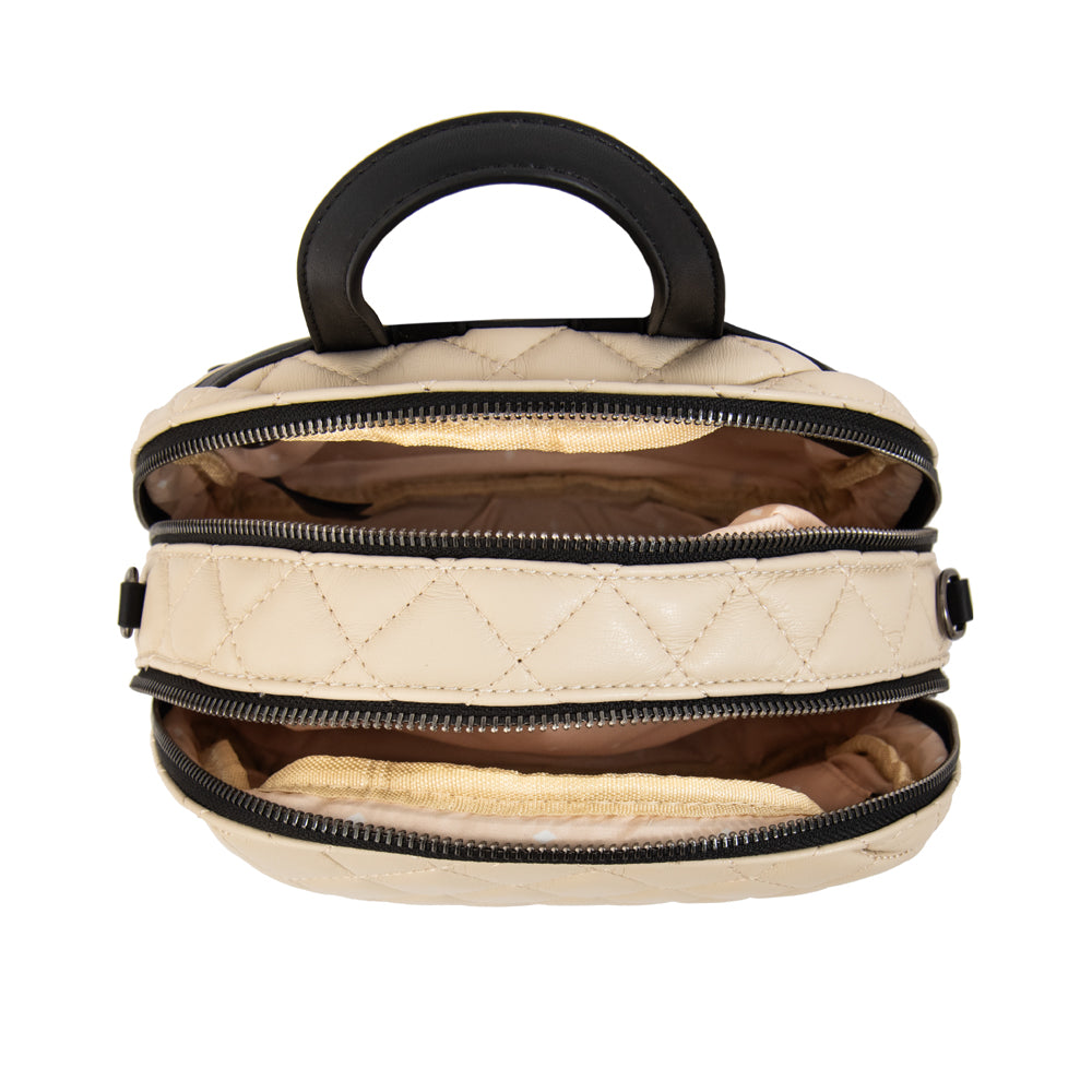 Mochila bugi mediana blanco crudo