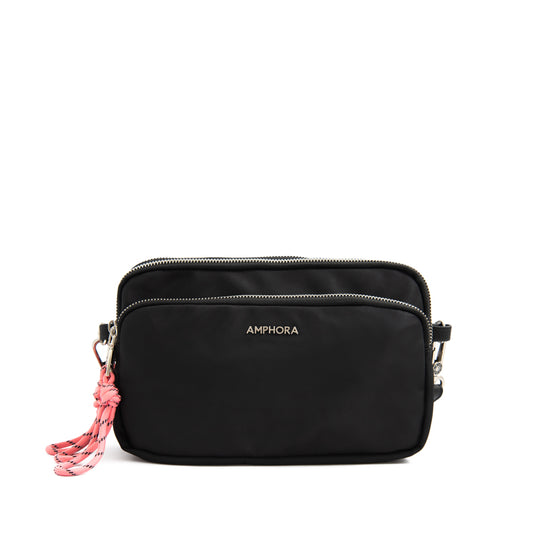 Cartera bandolera mediana abrilita negro