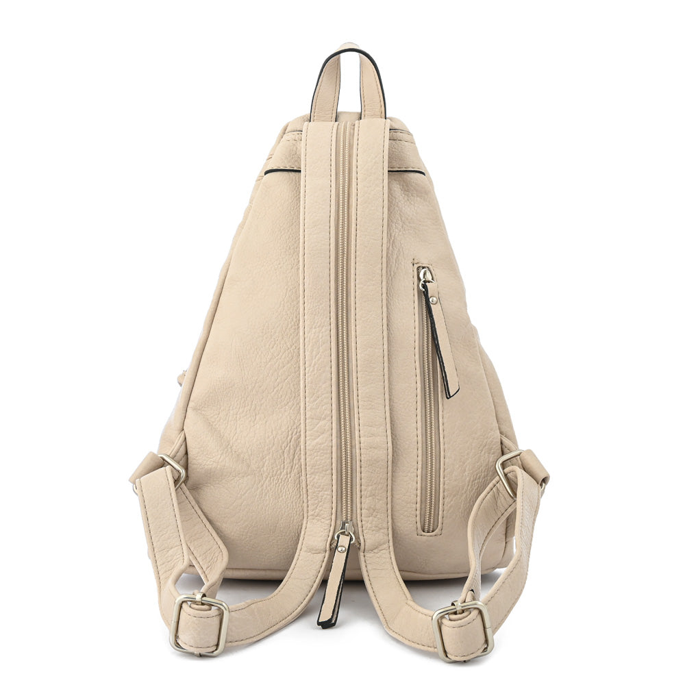 Mochila lazare grande blanco crudo