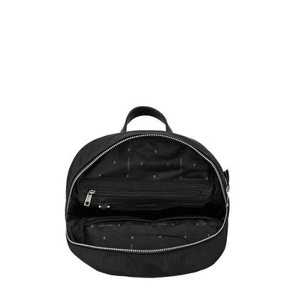 Mochila grande cler negro texturizado