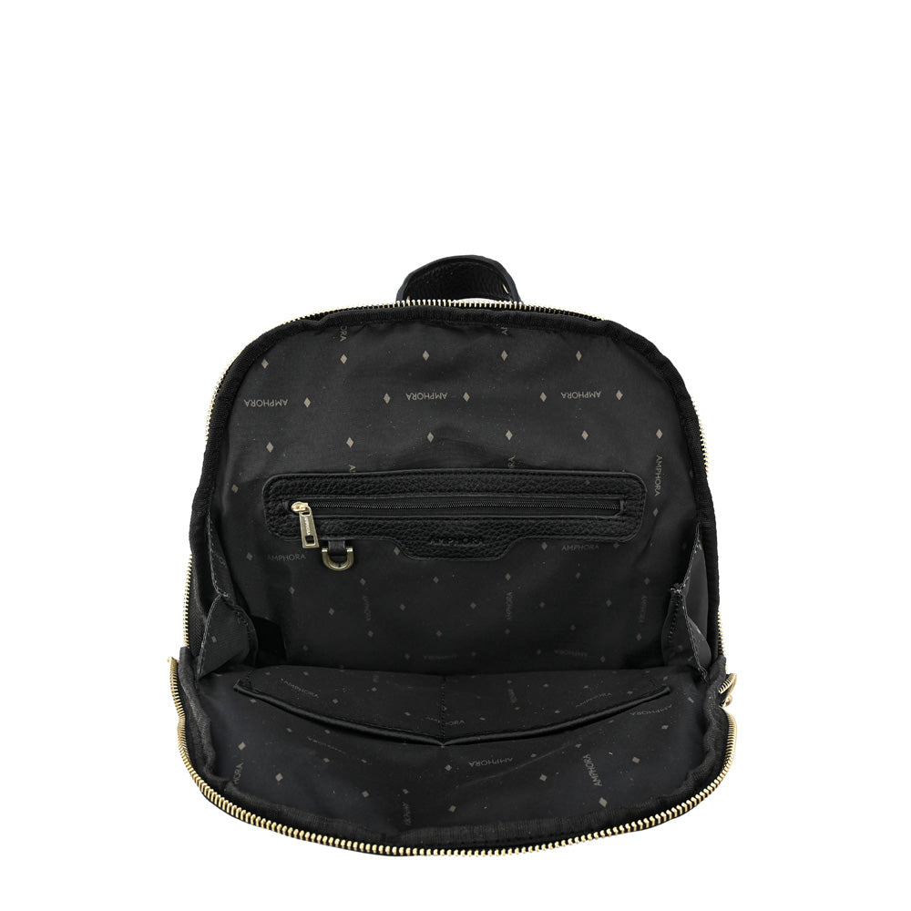 Mochila villette mediana negro especial