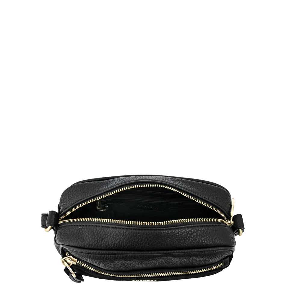 Cartera bandolera mediana villette negro