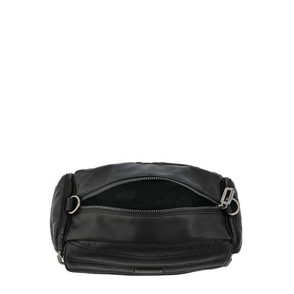 Cartera bandolera mediana madeleine negro