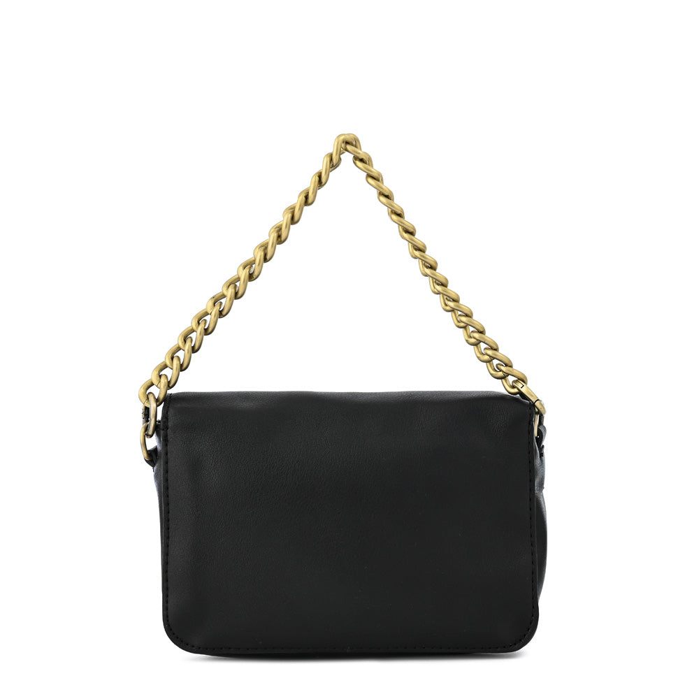 Cartera bandolera con tapa brady pequeña negro