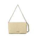 Cartera bandolera con tapa bercy mediana beige