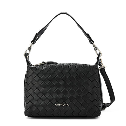 Cartera corte oval pequeña bercy negro