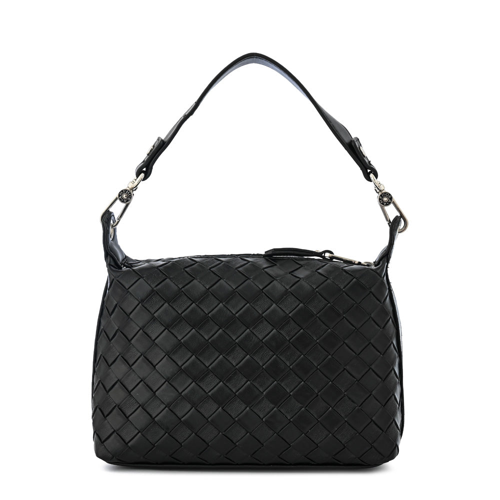 Cartera corte oval pequeña bercy negro