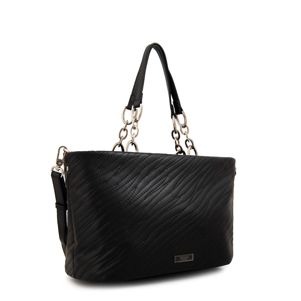 Cartera tote guinea grande negro