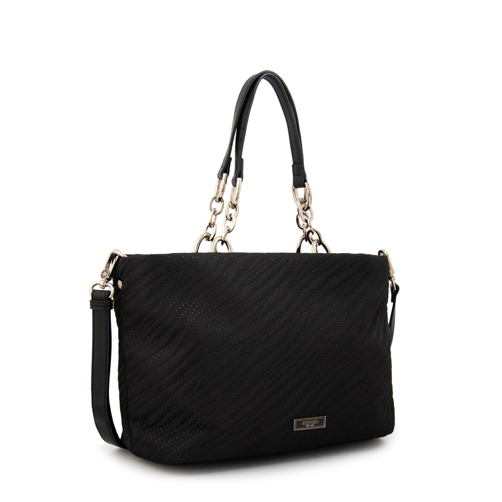 Cartera tote guinea grande negro especial