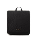 Mochila con tapa guinea mediana negro especial