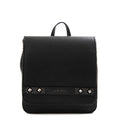 Mochila con tapa bissau mediana negro