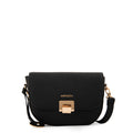 Cartera bandolera con tapa mediana elois negro