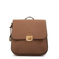 Mochila con tapa elois mediana taupe