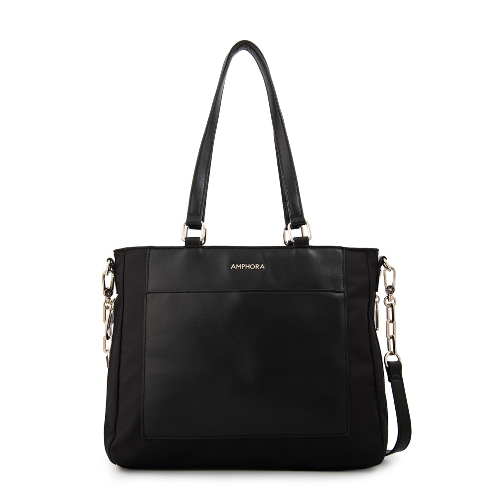 Cartera tote grande madrid negro especial