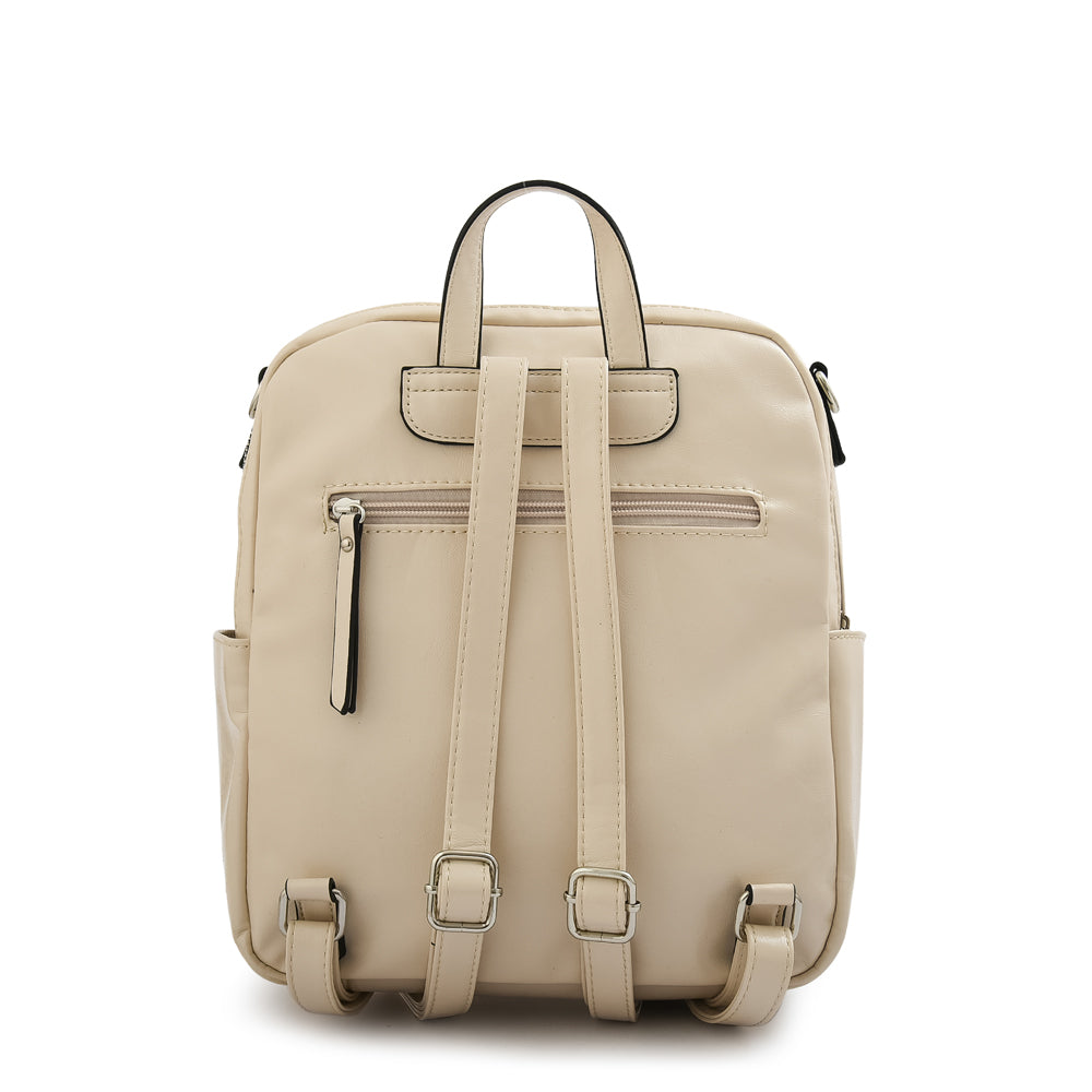Mochila armenia mediana blanco crudo