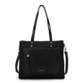 Cartera tote mediana praga negro