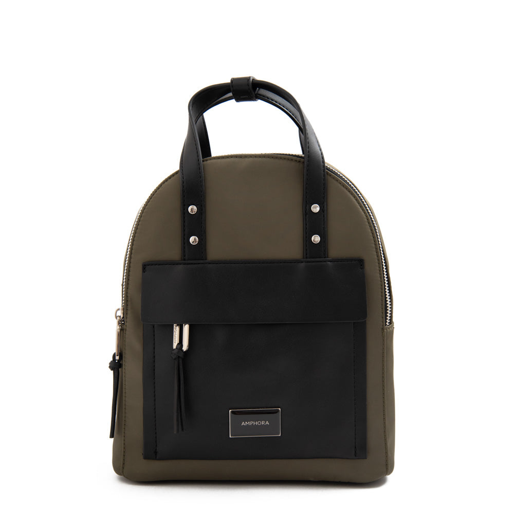 Mochila praga pequeña verde oliva