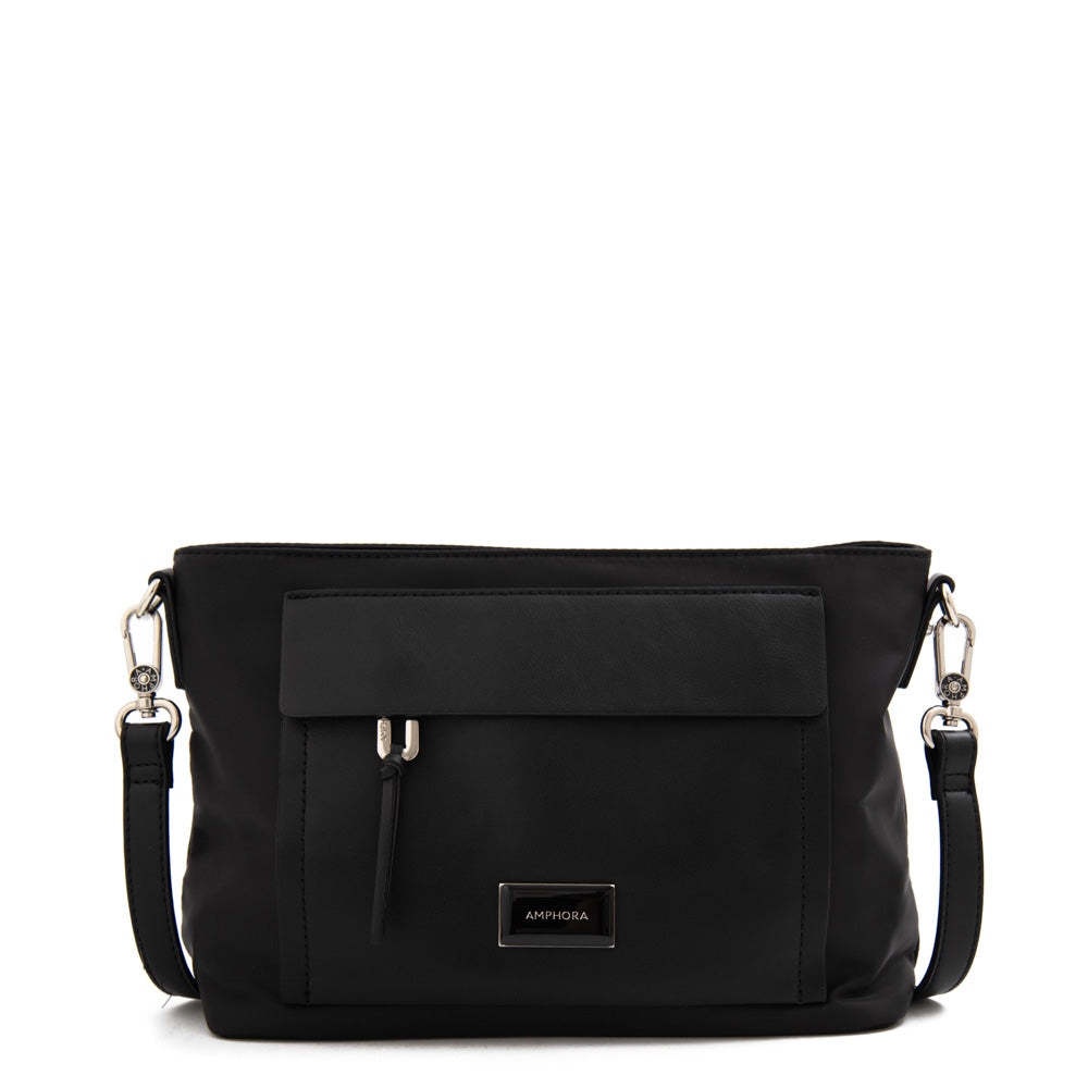 Cartera Bandolera mediana praga negro