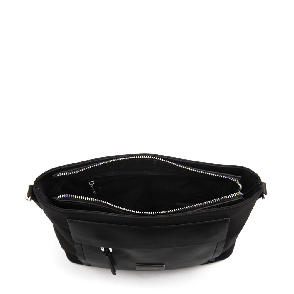 Cartera Bandolera mediana praga negro