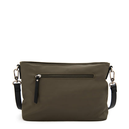 Cartera Bandolera mediana praga verde oliva