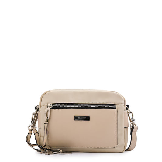 Cartera Bandolera mediana london blanco crudo