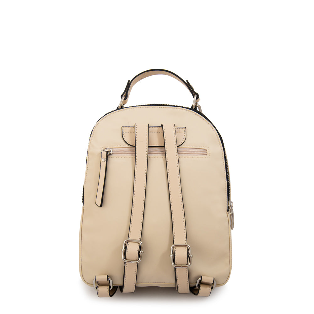 Mochila london mediana blanco crudo