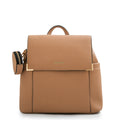 Mochila con tapa corcega mediana beige oscuro