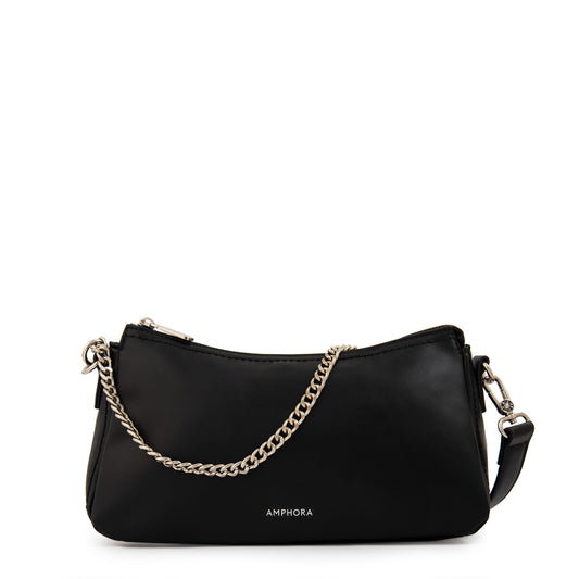 Cartera Corte Oval mediana bonnie negro