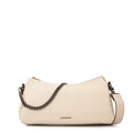 Cartera corte oval bonnie mediana blanco crudo