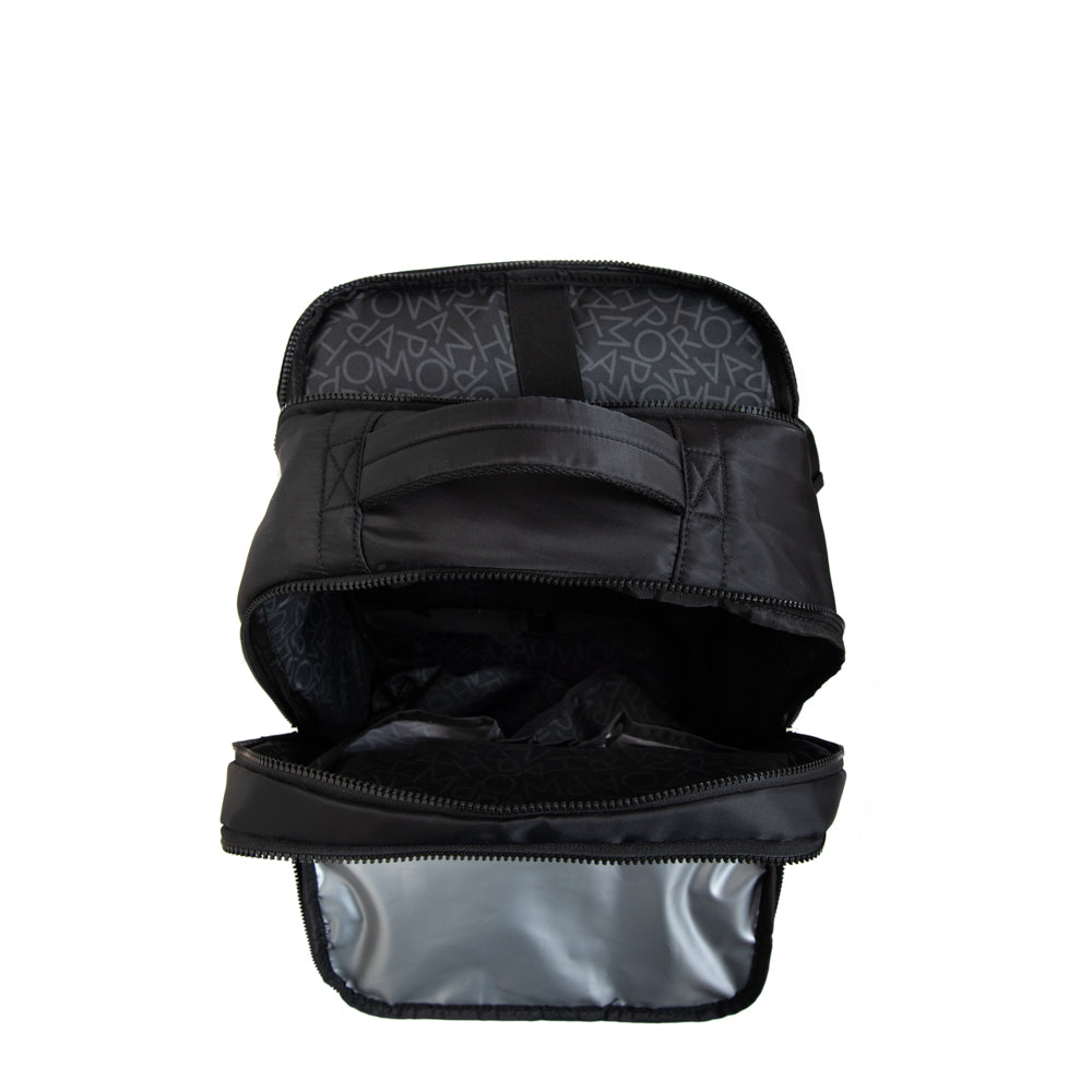 Mochila Travel con tapa vesta grande negro