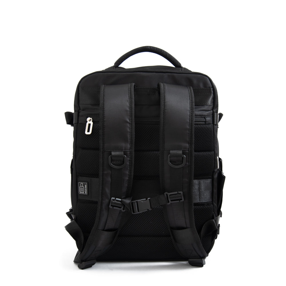 Mochila Travel con tapa vesta grande negro