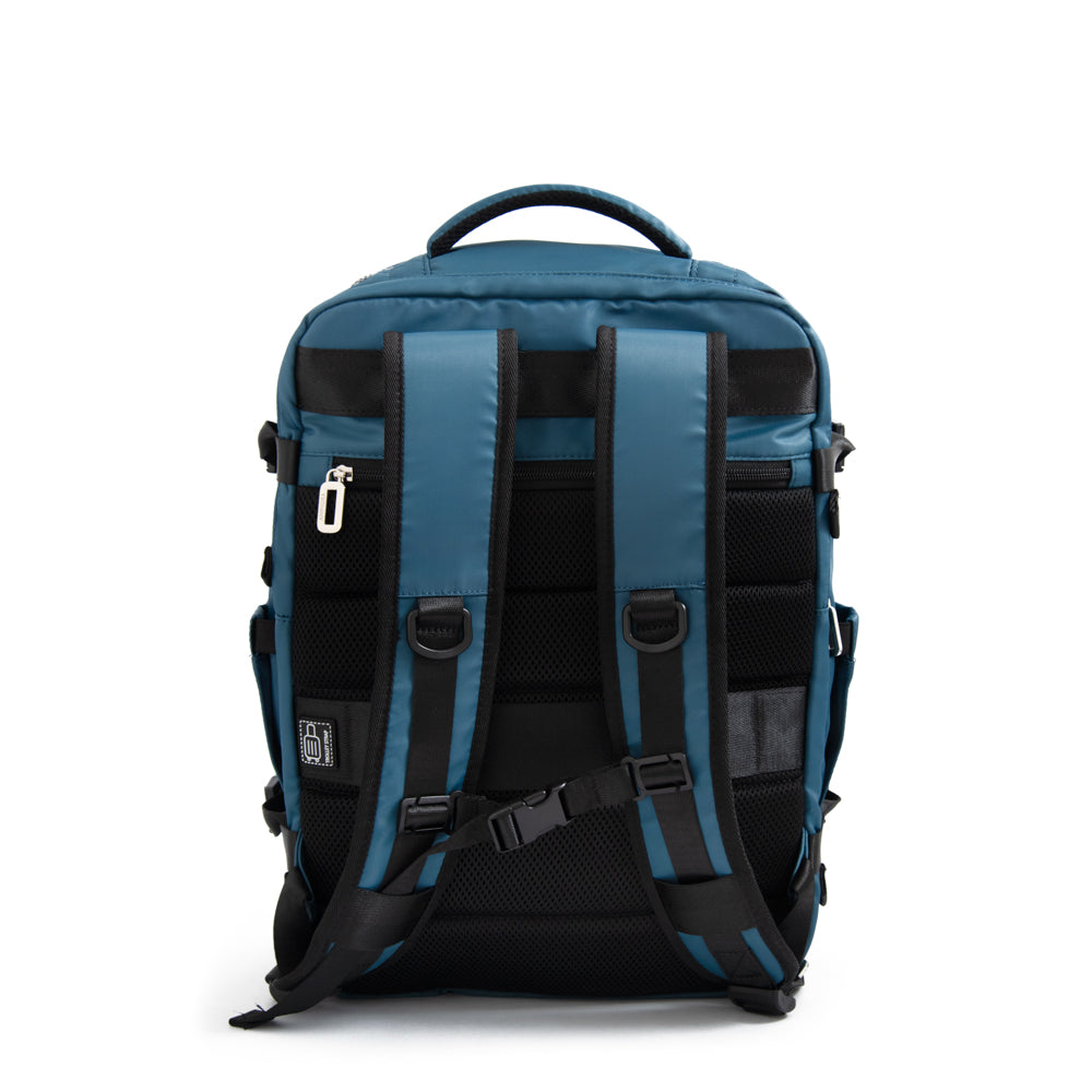 Mochila Travel con tapa vesta grande denim