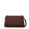 Cartera bandolera con tapa maya mediana