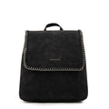 Mochila con tapa maya mediana negro