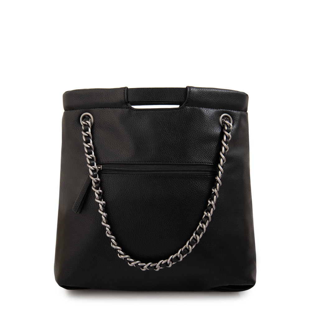 Cartera tote riley grande negro especial