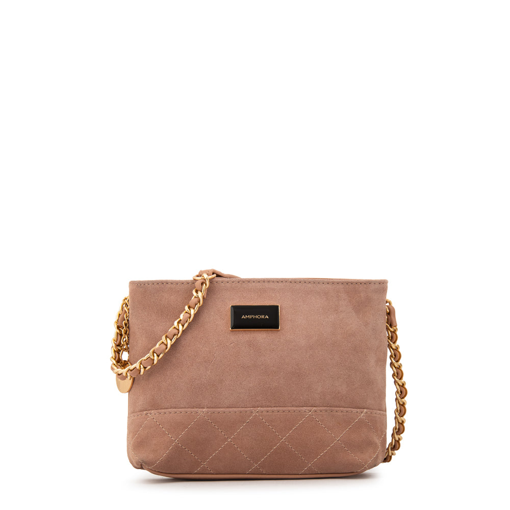 Cartera bandolera judy pequeña rosa viejo